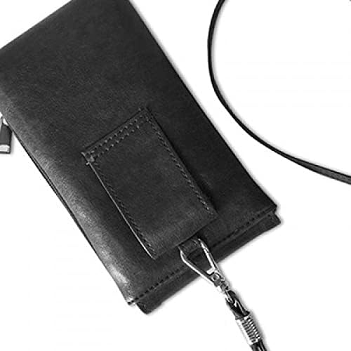 İki anka kuşu sinek hayvan portre telefon cüzdan çanta asılı cep kılıfı siyah cep