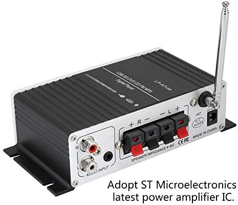 Bluetooth Dijital Ses Hoparlör güç amplifikatörü, Mini HiFi Stereo Bas Ses Subwoofer Amp, taşınabilir Alüminyum Kabuk güç amplifikatörü