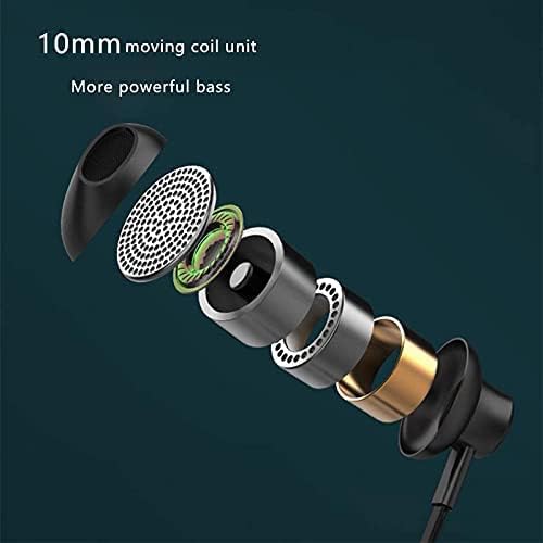 Bluetooth Kulaklıklar Kablosuz Kulaklıklar Boyun Bandı Mikrofonlu Gürültü Önleyici Kablosuz Kulaklık Spor için 400 Saat Bekleme