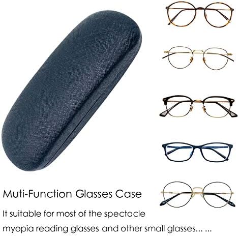 Hiçbiri Markalı Folaxshoo Gözlük Gözlük Durumda Sert Kapaklı Kılıf Koruyucu Kutusu Unisex Gözlük Tutucu Kabuk Durumda Temizlik