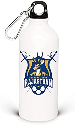APC-Sipper Şişesi, Rajasthan FC logosu, kapakta kilitli parlak kaplama baskısı