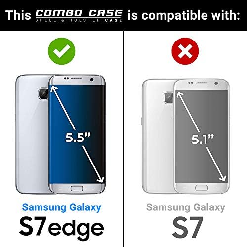 Aduro Samsung Galaxy S8 Kılıf Shell Kılıf-Combo Serisi, Dahili Kickstand ve Samsung Galaxy S8 için Döner Kemer Klipsi Kılıflı