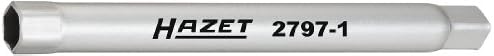 Anglo American Tools-HAZET 2797-1 160 mm Altıgen Profil Tampon Borulu Lokma Anahtar (Çok Renkli)