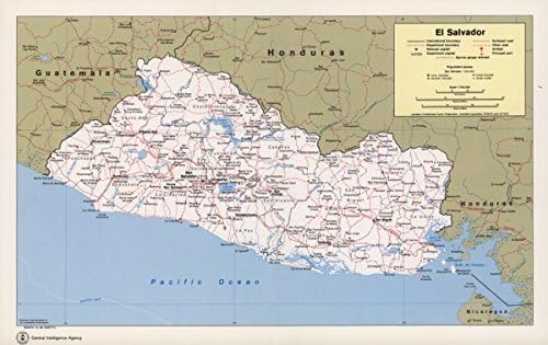Map: 1980 El Salvador|El Salvador