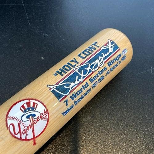 Phil Scooter Rizzuto İmzalı Ağır Yazılı STAT Yankees Beyzbol Sopası JSA COA İmzalı MLB Yarasalar