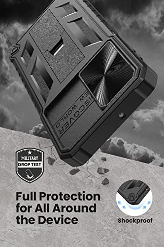 samsung Galaxy A32 5G için Kılıf: Kickstand ve Dayanıklı Sağlam Koruyucu Damla Geçirmez TPU Mat Dokulu Tampon ile Askeri Sınıf