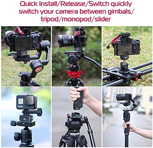 Kamera Hızlı Bırakma tripod bağlama aparatı, Hummingbird DSLR QR Plaka Adaptörü Vlog Film Yapımı Hızlı Kurulum Kitleri Canon