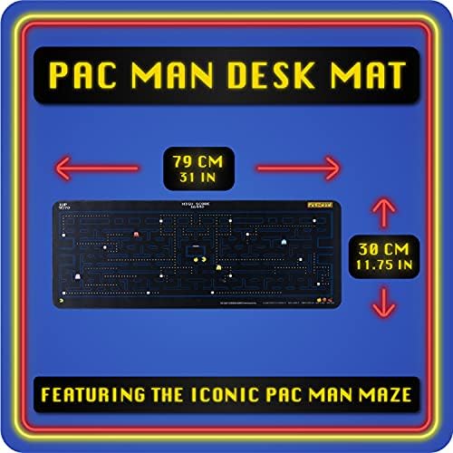 Paladone Pac Man Masa Minderi-Ofis ve Masa Dekoru-Klasik Tarz-Oyuncular için Harika