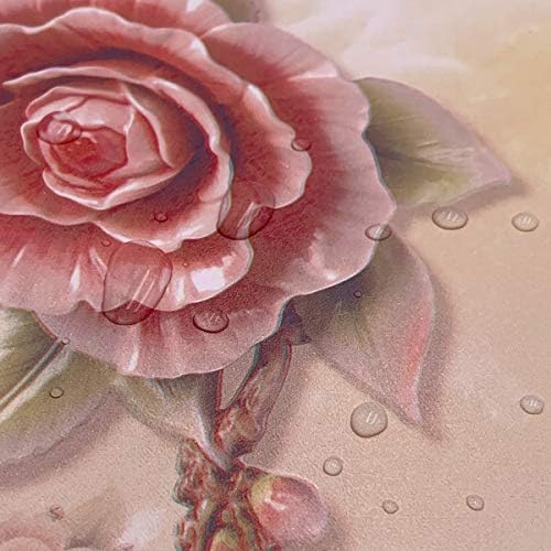 Yifely Vintage Gül Raf Kağıt Çiçek Çekmece Astar Yenileme Ev Okul Kaynağı Saklama Kutuları Kendinden Yapışkanlı 17.7 İnç 9.8