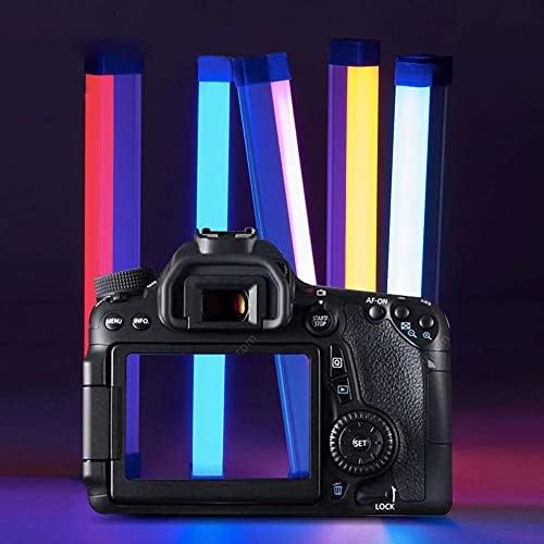 El Led dolgu ışığı değnek, fotoğraf ışık sopa USB Led video ışık atmosfer lamba renkli özçekim lamba(mavi 17 cm)