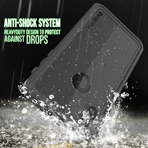 Punkcase iPhone Xs Su Geçirmez Kılıf, Punkcase [StudStar Serisi] [Slim Fit] [IP68 Sertifikalı] [Darbeye Dayanıklı] [Dirtproof]
