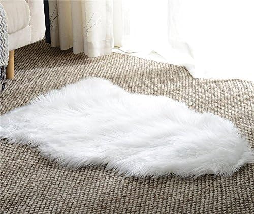 Dikoaina Klasik Yumuşak Sahte Koyun Kürk Halı Beyaz Kabarık Alan Kilim Sevişmek Kilim Halı Yatak Odası Oturma Odası için