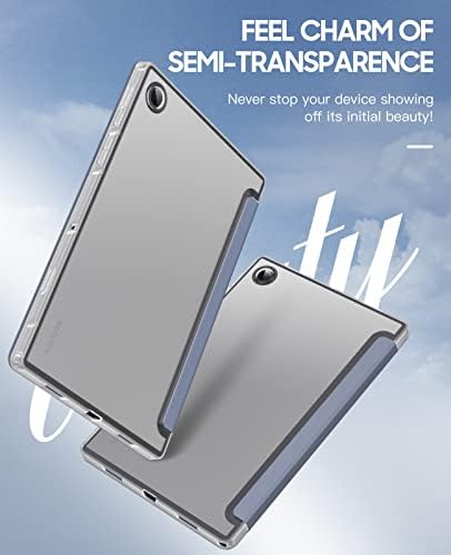 Dadanism samsung kılıfı Galaxy Tab A8 10.5 İnç 2022 (SM-X200/X205 / X207), Esnek TPU Saydam Arka Kabuk Ultra Ince Hafif Üç Katlı