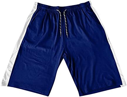 Yaz Güçlü Adam Spor Takım Elbise 2 Parça Büyük Boy V Yaka Eşofman Egzersiz Kas Eğitimi Kıyafetler veya Kısa Kollu / Kısa