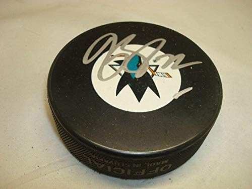 Dan Boyle İmzalı San Jose Sharks Hokey Diski İmzalı 1B İmzalı NHL Diskleri