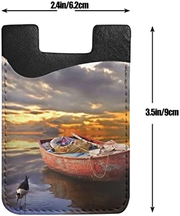 Balıkçı Telefon Cüzdan, telefon Kredi kartı tutucu 3 m Yapıştırıcı Üzerinde Sopa Cüzdan Cep Kılıf Mate Cep Telefonu için Tüm