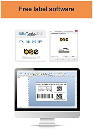 NEDEN-YUE Label Maker 4 inç Nakliye Etiketi Barkod Yazıcı 4 inç 4×6 Etiket USB Bluetooth Termal Yazıcı Baskı Nakliye Etiketleme,