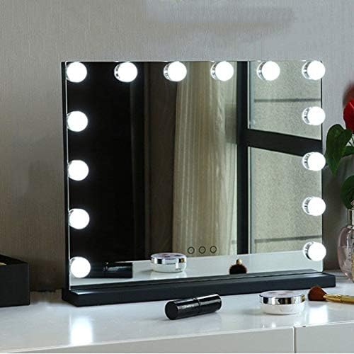 WXF makyaj aynası, Hollywood Tarzı Aydınlatma Makyaj Aynaları Dokunmatik Kontrol Tasarımı 3 Renk Kısılabilir Tuvalet Masası Serbest