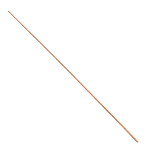 Newmind Bakır Yuvarlak Çubuk, Çapı Yaklaşık 4mm, Uzunluğu Yaklaşık 50 cm, Pirinç Mil,