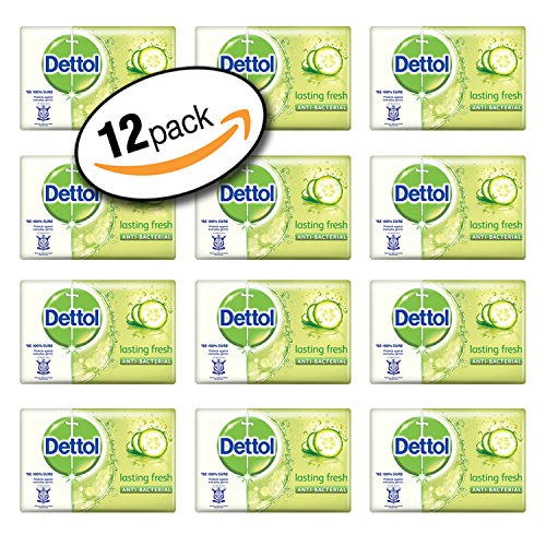 Dettol Antibakteriyel Kalıcı Taze Bar Sabunu 105g (12 Paket)