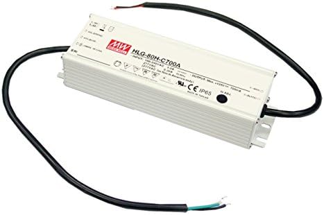 LED Sürücü 81.6 W 24 V 3.4 A HLG-80H-24A Meanwell AC-DC SMPS HLG-80H Serisi ORTALAMA KUYU CV + CC Güç Kaynağı