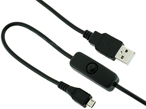 Ahududu Pi için Açma/Kapama Anahtarlı OctagonStar Mikro USB Kablosu-Kolay Başlatma / Yeniden Başlatma