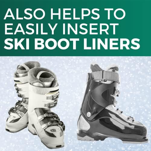 Kayak Botu Boynuzu (2 Paket) En Yüksek Kayak Botu Boynuzu, Kayak ve Snowboard Botları için Ayakkabı Boynuzu, Tüm Kayak Botlarına