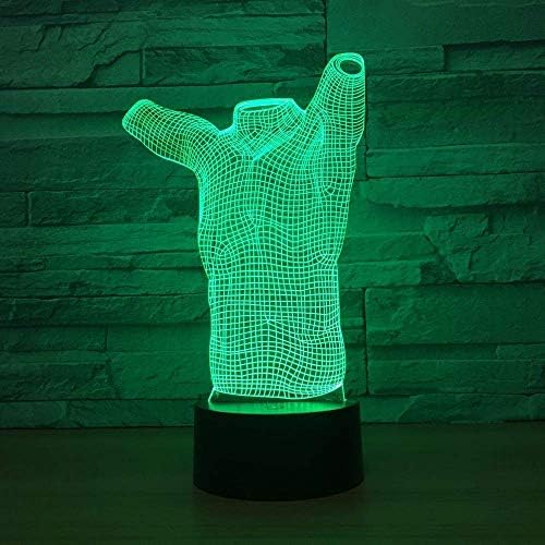 ZXY-NAN vücut 3D küçük noel gece lambası kişiselleştirilmiş, yıl hediye için bebek odası ışıkları güzel 7 renk değişimi 3D lamba,