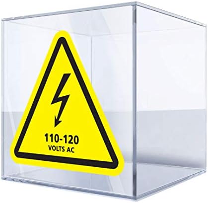 Çıkartma Etiketler Tehlike Yüksek Gerilim 110-120 Volt Ac 4 X 3,7