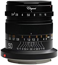 KİPON Zarif 50mm F2.4 Tam Çerçeve Lensler için Nikon Z Dağı aynasız kamera Z6 Z7 (Siyah)