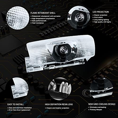 LED Araba kapı logo ışığı nezaket projektör lazer karşılama ışıkları Hayalet gölge aksesuarları RX ES GX LS LX IS Serisi için