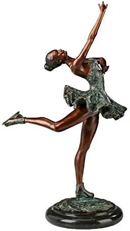 Toperkin Buz Dansçısı Heykeli Kadın Heykel Bronz Figürler TPJD-127
