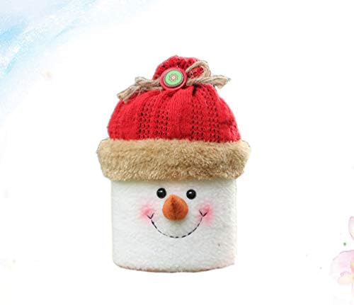 NUOBESTY Noel şeker Kavanozu noel hediyesi Kutusu Kardan Adam kurabiye kavanozu Noel Partisi Favor Tedavi Kutusu