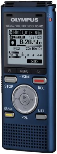 4 GB Dahili Belleğe Sahip Olympus WS-822 Mavi Ses Kayıt Cihazları