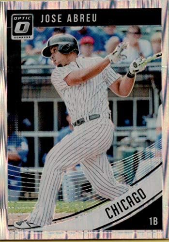 2018 Donruss Optik Şok 80 Jose Abreu Chicago White Sox Resmi MLB PA Beyzbol Ticaret Kartı Ham (NM veya Daha İyi) Panini Amerika'dan