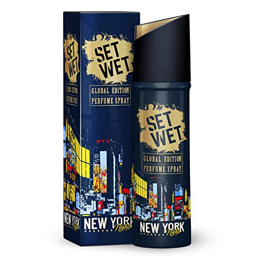 Erkekler için Islak Global Global Edition Parfüm Spreyi Seti, New York Geceleri, 120 ml