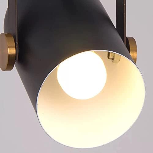 WUYİFAN Modern Metal kolye lamba, ayarlanabilir Metal asılı aydınlatma armatürü Dönebilen Açı süspansiyon armatür için Mutfak