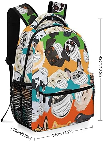 Solunum Desenli köpekler seyahat sırt çantası Rahat Spor Çanta Oxford kumaş Çalışma Alışveriş seyahat kamp İçin uygun