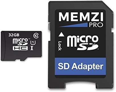 MEMZİ PRO 32 GB Sınıf 10 90 MB/s Micro SDHC Hafıza Kartı SD Adaptörü ile GoXtreme Eylem Kameralar için