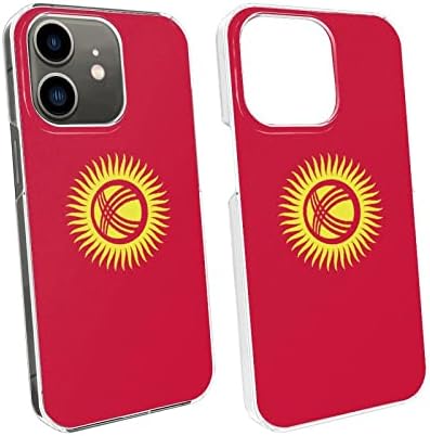 ıphone 12 Kılıf Desen Tasarımı ile uyumlu Kırgızistan Bayrağı Telefon Kılıfı