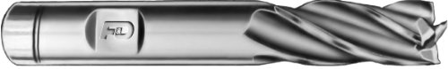 F & D Tool Company 18926-XL347 Çoklu Flüt Kare Burun Ucu Değirmeni, Tek Uçlu, Birinci Sınıf Kobalt Çelik, 1.125 Değirmen Çapı,