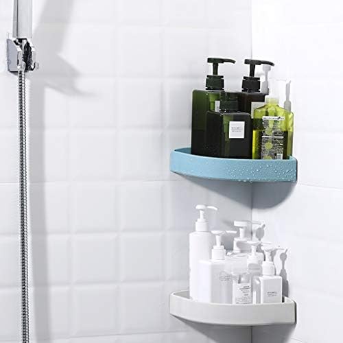 WWFAN Banyo Raf Ücretsiz Delme Duvar Asılı nailless Tuvalet Banyo Duvar Banyo Üçgen Depolama Tuvalet Dayanıklı ve Dekoratif (Renk: