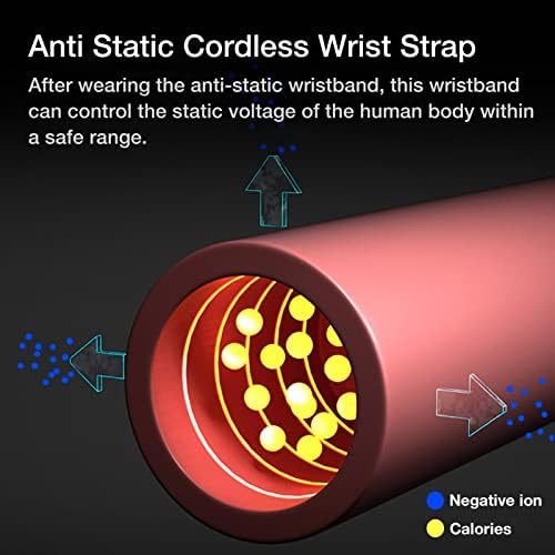 N/A / A Anti-Statik Bilek Kayışı Band Ayarlanabilir Akülü Anti Statik Bileklik Kablosuz Antistatik Bilezik