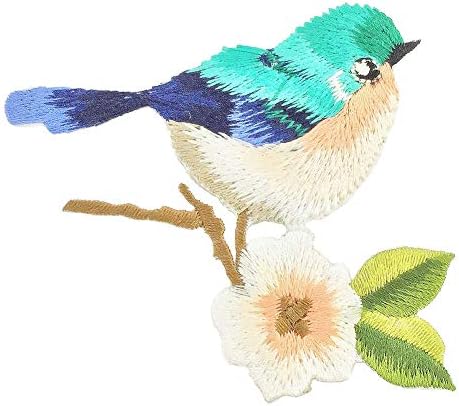 PULABO Küçük Kuş Desen Nakış Yamalar Demir-On Aplike Giyim Elbiseler için 1 paketi Sevimli Kalite ve Pratik Yaratıcı