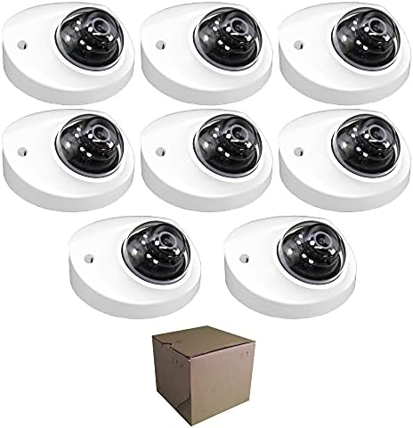8 x Dauha OEM 4MP 4 K IR ın/Açık 2.8 mm Sabit CCTV Dome Güvenlik Kamera CVI