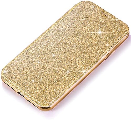 Galaxy S8 Artı Kılıf, Galaxy S8 Artı Cüzdan Kılıf Glitter, PHEZEN Samsung Galaxy S8 Artı Glitter Sparkly Bling Parlak PU Deri