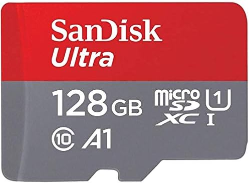 Ultra 128GB microSDXC, SanFlash ve SanDisk tarafından Doğrulanan Lava V5 Plus için Çalışır (A1/C10/U1/8k / 120MBs)