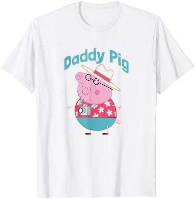 Erkek Peppa Domuz Baba Domuz T-Shirt
