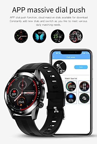 2021 Müzik Çalar akıllı saat Almak / Çağrı Yapmak Kalp Hızı 24 mAh 1.28 Dokunmatik Ekran Spor Erkekler Spor İzle IP67 Çift Bluetooth
