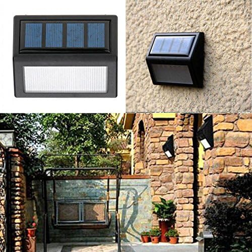 Selomore LED güneş enerjisi ışık sensörü duvar ışık bahçe adım merdiven güverte ışıkları lamba